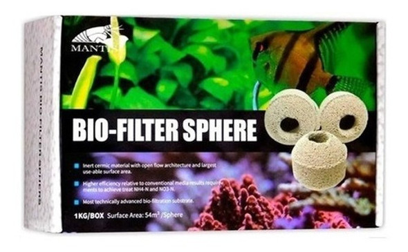 Mantis Bio Filter Shpere 2kg Ceramica Canutillos Acuario 0