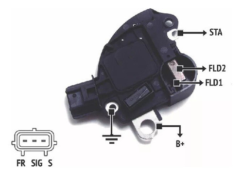 Regulador De Voltaje Ford Focus 1.4 - 1.6 Pcm 1