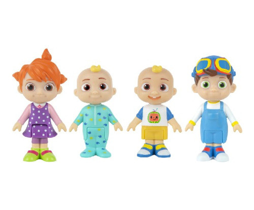 Pack De 4 Figuras Cocomelon Family Pack Original Recoleta 1