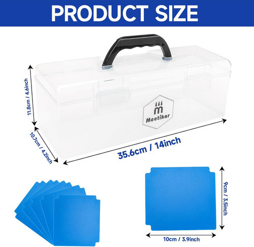 Caixa De Armazenamento De Cartas Comerciais Compatível Co... 1