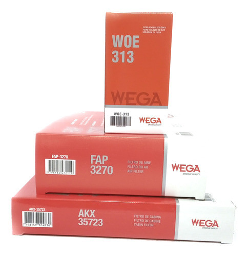 Kit De Filtros Wega Chevrolet Tracker 1.8 16v 140 Cv 2013 En 1