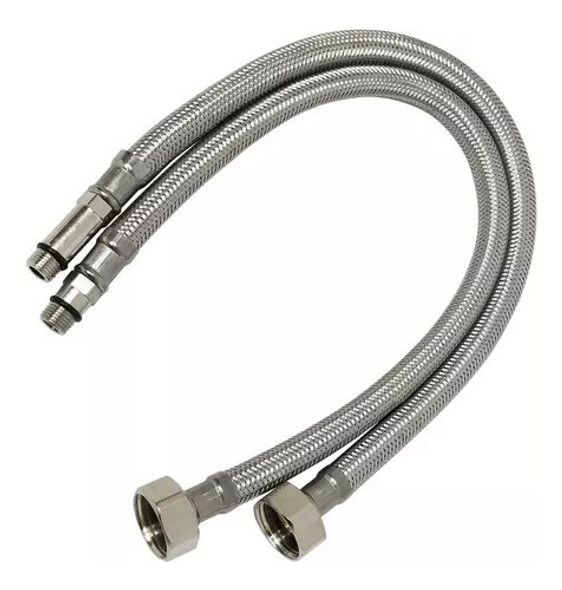 Flexible Monocomando Mallado Tubo 40cm El Par 0