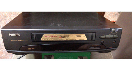 Video Cassete Philips Vr355 Usado No Estado Leia Abaixo 1