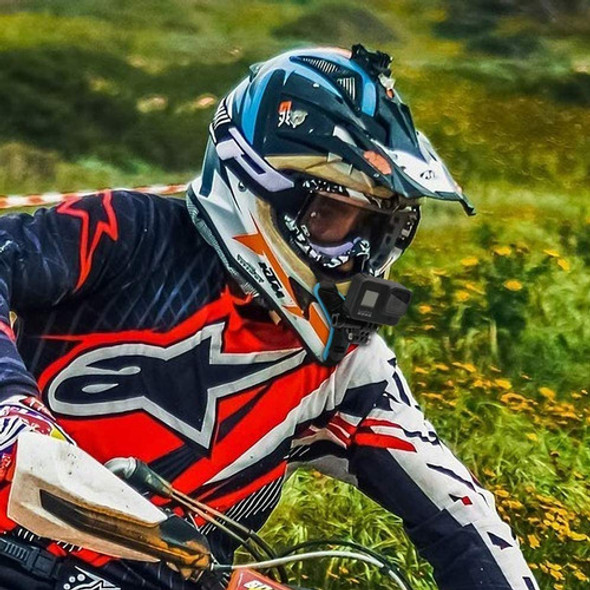 Soporte Casco Frontal Mentonera Gopro Hero 11 10 9 8 7 6 5. 1