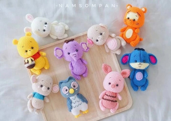 Patron Amigurumis Personajes Winnie Pooh Animales A Crochet 1