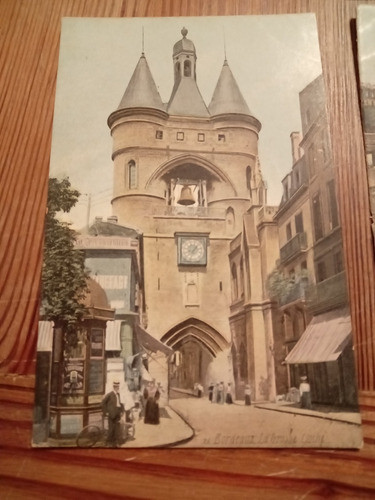 4 Postales Burdeos Francia Antiguas 1
