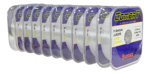 Linha Sumax Monofilamento Combat Branca 0,60mm 35lb 100m 1