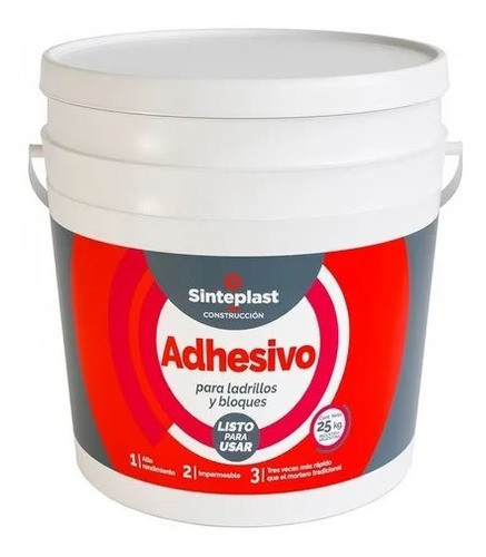 Adhesivo Mortero Para Ladrillos Y Bloques 25 Kg Sinteplast 0