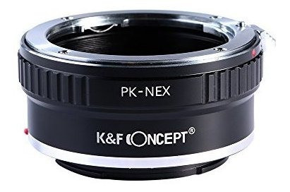 Adaptador D/lente K&f Concept P/cámara Pentax Pk K A Sony Ne 1