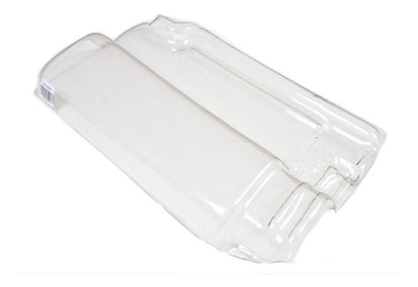 Kit 15 Telha Romana R-13 Eurotop Transparente 45cm X 25cm 0