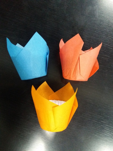 Casquete Pirotin Para Muffins Con Tulipa Pack X 24 1