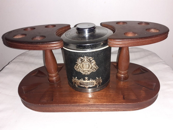 Pipero / Tabaquera De Madera 8 Pipas No Hago Envios 1 Pipero / Tabaquera De Madera 8 Pipas No Hago Envios 1
