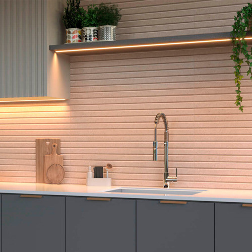 Ceramica Para Pared De 45x120 Revestimientos Greige Mate Dec 1