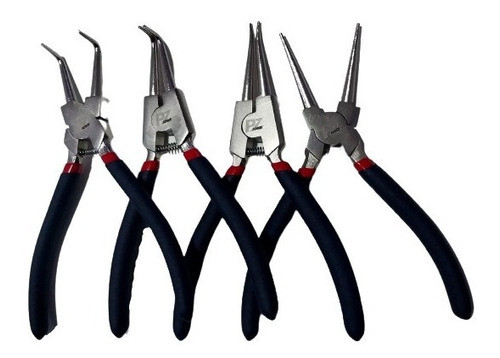 Juego Pinzas Seguer 4 Unidades Seguer Reforzada Apta Taller 0