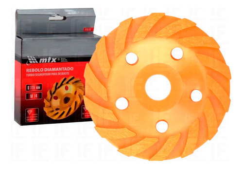 Rebolo Diamantado Segmentado M14 Kit 10 1