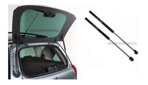 Kit X2 Amortiguadores Vidrio Luneta Peugeot 207 Sw Break 0