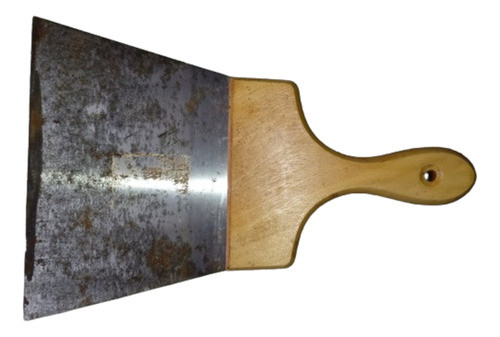 Espátula De Acero De 20cm Con Mango De Madera 1