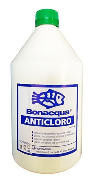 Anticloro Bonacqua 500ml Elimina De Cloro Pecera Polypterama 0 Anticloro Bonacqua 500ml Elimina De Cloro Pecera Polypterama 0