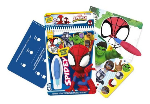 Agua Wow Spiderman Colorear Con Agua - Tapimovil 0