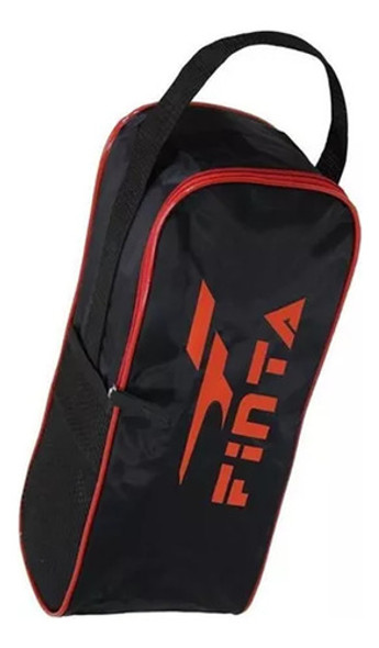 Porta Chuteira Pro Finta Com Bolsos - Preto E Vermelho 0