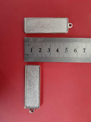 Base Llaveros Rectangular  2 Caras (100 Unidades) 1