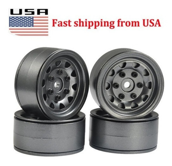 4pcs De La Aleación Resistente 1.9  Beadlock De La Llanta De 0