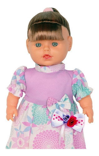 Boneca Bebê Isadora Com Cabelo - Adijomar 0