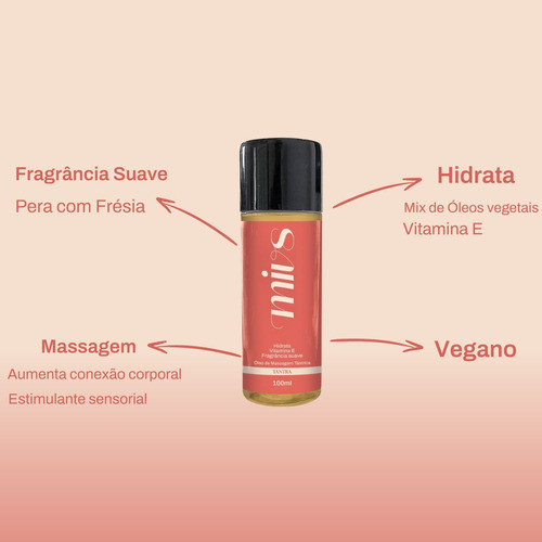 Óleos De Massagem Corporal Hidratante Relaxante Yoni Mivs 1