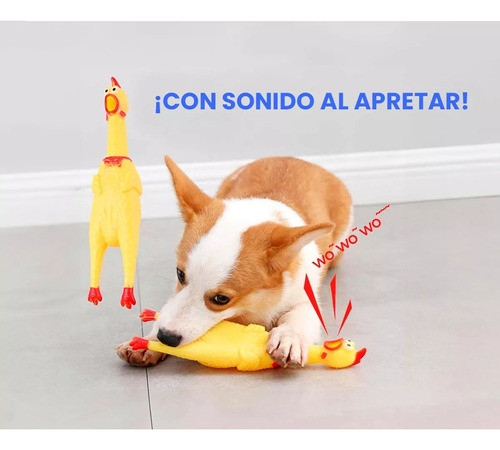 Gallina Chillona Pollo Juguete Shrilling Chicken 31cm 1