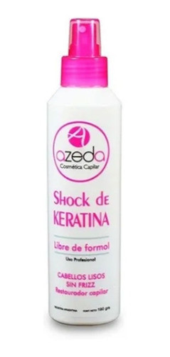 Shock De Keratina Sin Formol Sin Frizz Azeda 200g 0