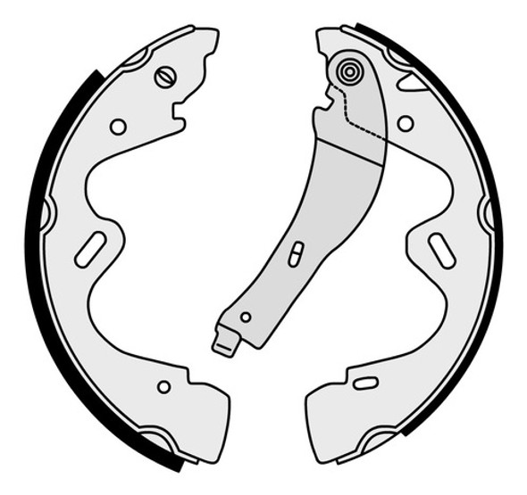 Juego Zapatas Freno Auto Union Nissan Dkw Terrano Cabstar 0