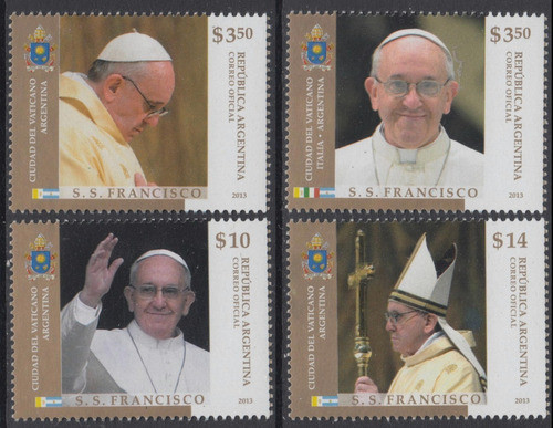 2013 Religión- Papa Francisco - Argentina (serie) Mnh 0