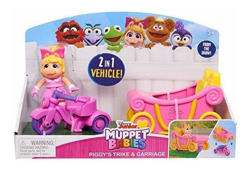 Muppets Bebes Piggy N Trike N Carruaje 0