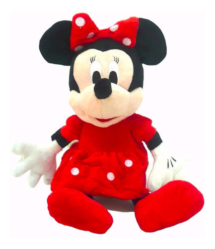Pelucia Minnie Vermelha Fofa Brinquedo Boneco 30 Cm 0
