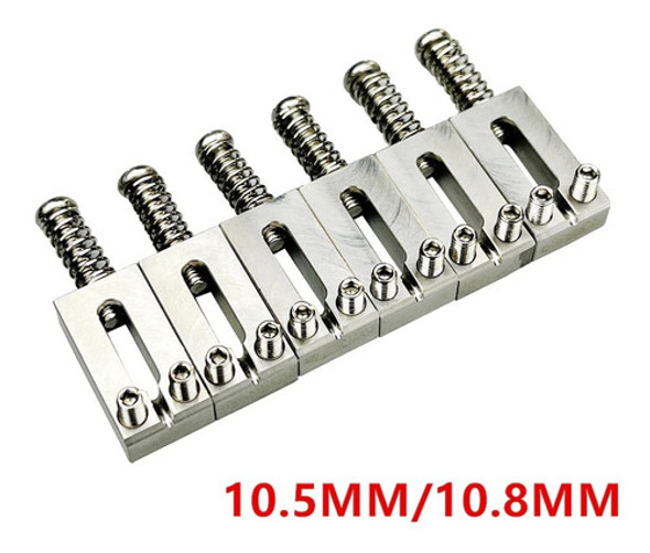 Carrinhos Saddles Aço Inox Para Ponte Stratocaster Strato 1