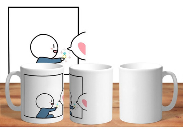 Kit 2 Tazas A Juego Para Parejas De Ceramica #k 0