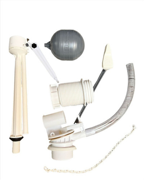 Kit Repuesto Ferrum Original Descarga + Valvula Entrada Cu 0