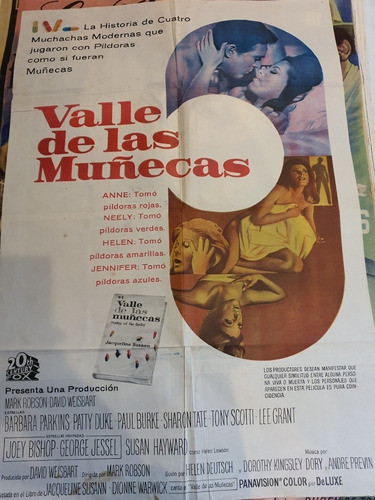 1 Afiche Cine Original - Lote De 1-748-valle De Las Muñecas 0