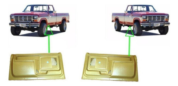 Juego De Tapizados Para Puerta De F100 1984 0