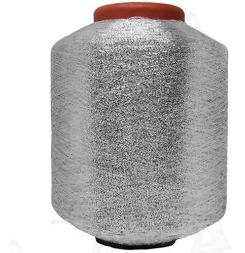 Fio Linha Metalizada Bordar Bordado Patchwork Prata 500gr 0