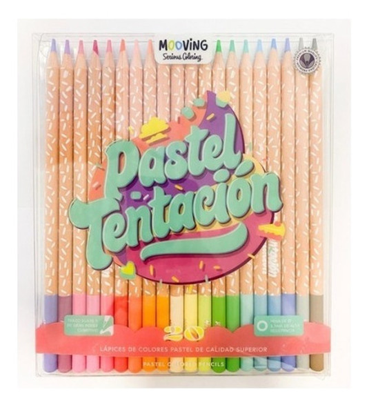 20 Lapices De Colores Pastel   - Mooving - Adeleste 0