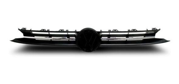 Grade Polo Virtus 17 A 20 Black Piano Friso Cromado Completa 1