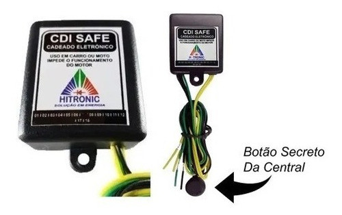 Bloqueador Automotivo Antifurto Carro Moto Botão Secreto 12v 1
