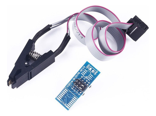 Pinza Soic8 Soic 8 Pines Memorias Eeprom Programador Ch341a 1