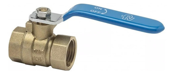 Válvula Llave Esférica Paso Total Fv H-h 1 0658-25 Bronce 0