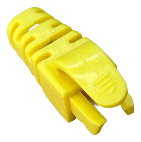 20 Pçs Capa Snap In De Borracha Plug Rj45 Utp Amarelo 0