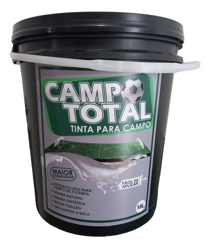 Tinta Campo Total Base D'água Desenvolvida P/ Gramado 18lts 0