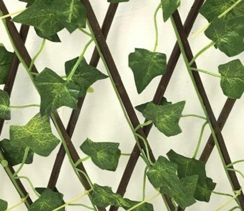 Treliça Hedera 1,20m Gradil Hedera Artificial Marrom 1