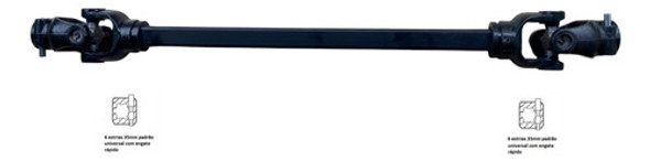 Cardan Agrícola Reforçado Série 2000 Roçadeira Trator 0