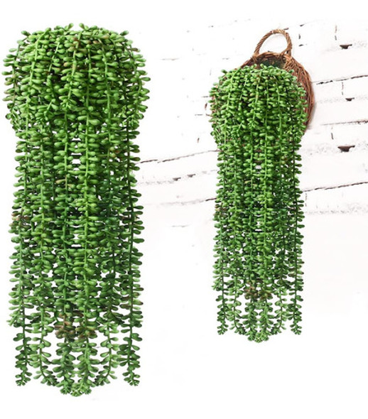 Bohosm 3 Piezas Cadena Perlas Falsas, Plantas Colgantes 0 Bohosm 3 Piezas Cadena Perlas Falsas, Plantas Colgantes 0
